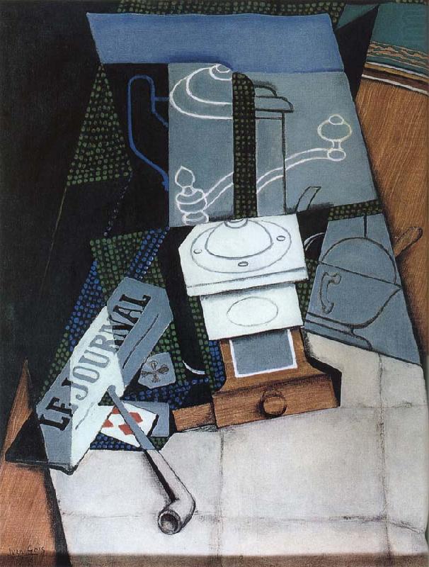 Daily and coffee mill, Juan Gris